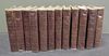 BALZAC (H de) Oeuvres Completes, 1872-1892, 8vo, edition 'Definitive' in 24 vols., half grained moro