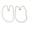 14K 10K Gold Pearl Necklace Lot of 2 