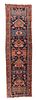 Antique Persian Heriz Long , 3'10" x 13'6"