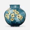 Mary Louise McLaughlin, Limoges style vase with dogwood
