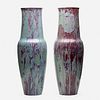 Ernest Chaplet, Monumental vases, pair