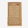 [Americana] [Franklin, Benjamin] Saunders, Richard Poor Richard improved: Being an Almanack and Ephemeris of the Motions of the Sun and Moon...for the