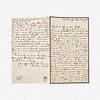 [Autographs & Manuscripts] [Mott, Lucretia] Group of 5 Letters Relating to Women's Rights Activist and Abolitionist, Lucretia Mott