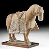 Chinese Tang Dynasty Polychrome Horse w/ TL