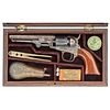 Hartford Address Colt Model 1849 Pocket Revolver in Contemporary Case