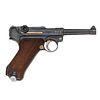 **Mauser S/42 G Date P08 Luger Pistol with Holster 