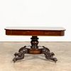 19TH C. AMERICAN CLASSICAL MAHOGANY CONSOLE TABLE