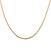 A 28 Inch Twisted Rope Chain Necklace in 14K