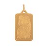 A Suisse 999.9 Fine Gold Ingot Pendant