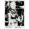 JOHN HERSCHEL GLENN Historic Mercury 7 Signed Photo - Best regards - John Glenn