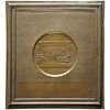 1859 Declaration Independence Copper Plaque by Samuel Black Choice Near Mint