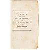 1799 Acts of the United States Congress Imprint: THIRD SESSION - FIFTH CONGRESS
