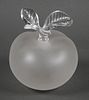 Lalique Crystal Grand Pomme Apple Perfume Bottle 