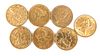 7 U.S. GOLD $5 Half Eagle Coins