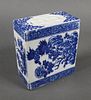 Antique Chinese Blue White Porcelain Opium Pillow