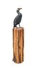 Joan Seibert Miniature Cormorant Wood Sculpture