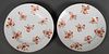 Pair 19c Chinese Export  Plates Daoguang 