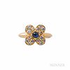 Van Cleef & Arpels 18kt Gold, Sapphire, and Diamond Ring
