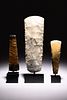 A Group of Three Scandinavian Neolithic Stone Tools
Height of tallest 13 1/2 inches. 
