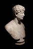 A Roman Marble Portrait Bust of a Man
Height 27 1/2 x width 19 1/2 inches. 