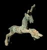 A Roman Bronze Leaping Stag
Width 4 1/4 inches.