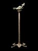 An Early Christian Bronze Lamp and Lampstand
Height 23 x width 8 5/8 inches.