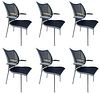 Set of 6 Chairs by Niels Diffrient 4 Humanscale Liberty