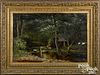 Alfred Bryan Wall oil on canvas wooded landscape