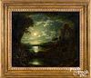 Attributed to Henry Pether moonlit landscape
