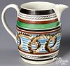 Mocha pitcher, with earthworm decoration