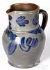Pennsylvania stoneware pitcher, 19th c.