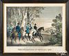 Color lithograph The Surrender of General Lee