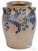 Virginia four-gallon stoneware crock, 19th c.