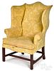 Pennsylvania Chippendale walnut wing chair