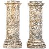 A Pair of Continental Marble Pedestals