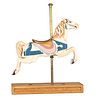 A Carved and Painted Wood Carousel Horse