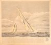 A Pair of Franklin Fairchild Marine Color Etchings