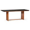 A Craftsman Style Walnut and Granite Top Table, 20th Century