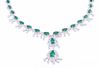 13.27cts Excellent Emerald & Diamond Necklace