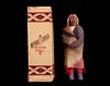 1930s Old Man Trade Blanket Garment Skookum Doll