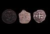 Collection of Three Ancient Byzantine Coins