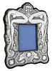 Silver Frame with Punched Figural Decoration