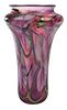 John Lotton Multi Flora Art Glass Vase