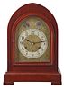 Gustav Becker Mahogany Beehive Mantel Clock