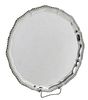 Large English Silver Footed Tray