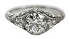 J.E. Caldwell & Co. Platinum Diamond Ring