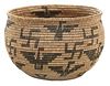 Apache Basket Bowl with Whirling Logs