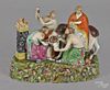 Staffordshire pearlware figural group of the Sac