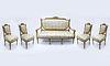 19 C. Napoleon III Suite of Upholstered Furniture Set