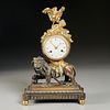 Angevin a Paris, Empire style mantel clock